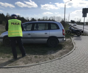 Wymuszenie pierwszeństwa na motocykliście 