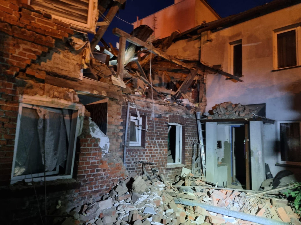 Wybuch gazu w Chełmży. Zdjęcia z akcji strażaków