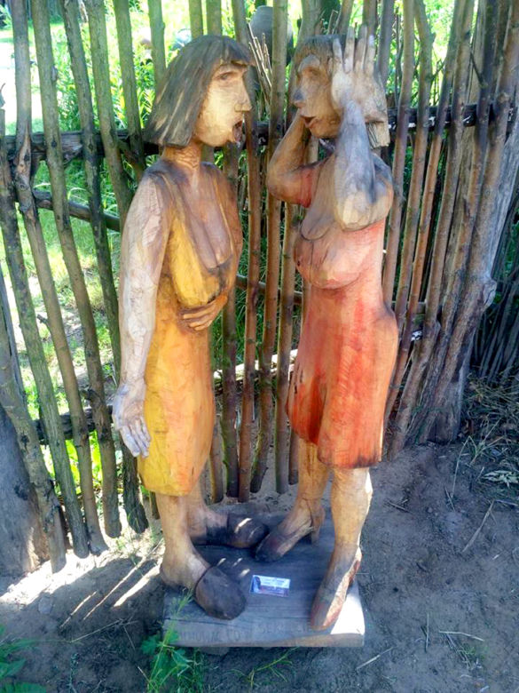 Kuligów - skansen i rzeka