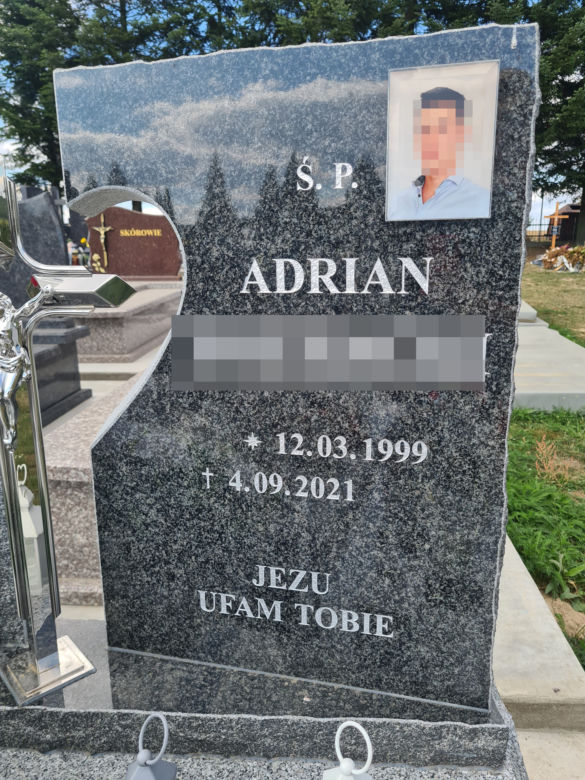 Adrian miał tylko 22 lata. Zginął w wypadku motocyklowym w Pantalowicach [GALERIA]