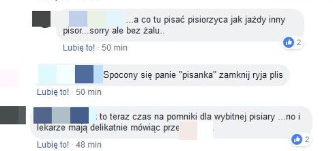 Hejt na Szczypińską po śmierci