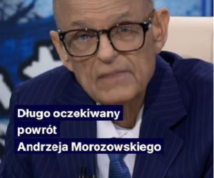 Tak choroba zmieniła Andrzeja Morozowskiego. Widać to od razu
