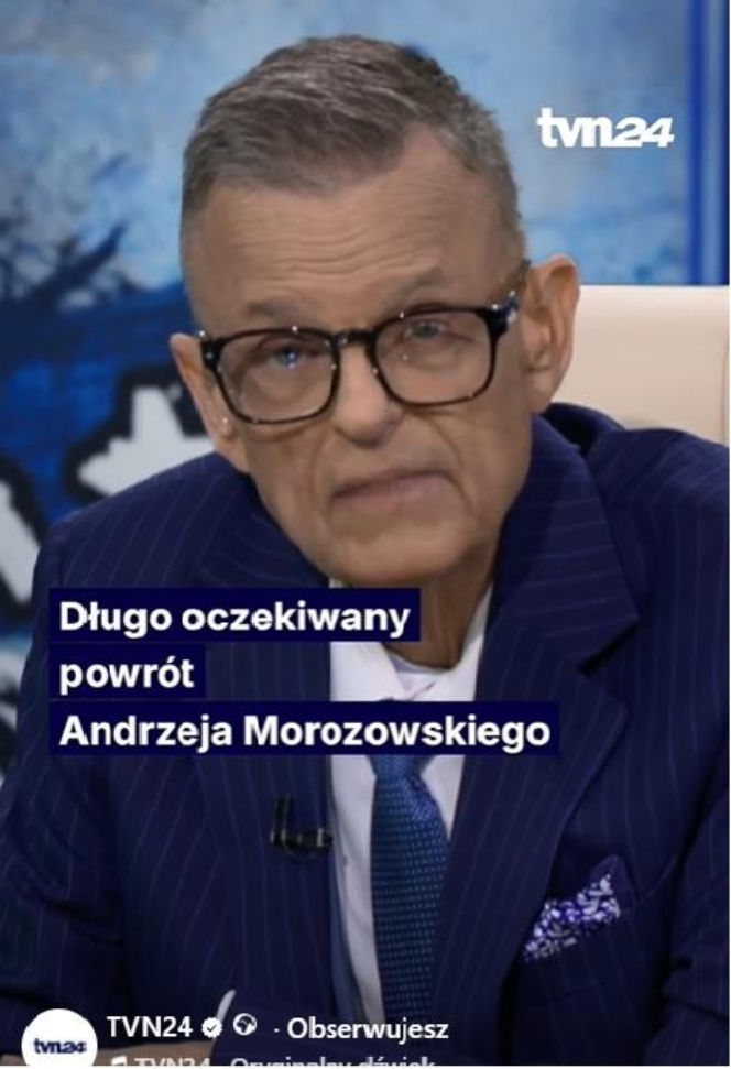 Tak choroba zmieniła Andrzeja Morozowskiego. Widać to od razu