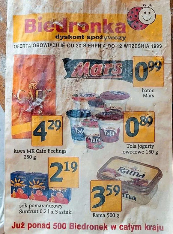 Pamiątki z lat 90. i wczesnych lat 2000