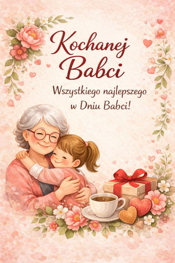 Kartki na Dzień Babci. Piękne życzenia dla babci