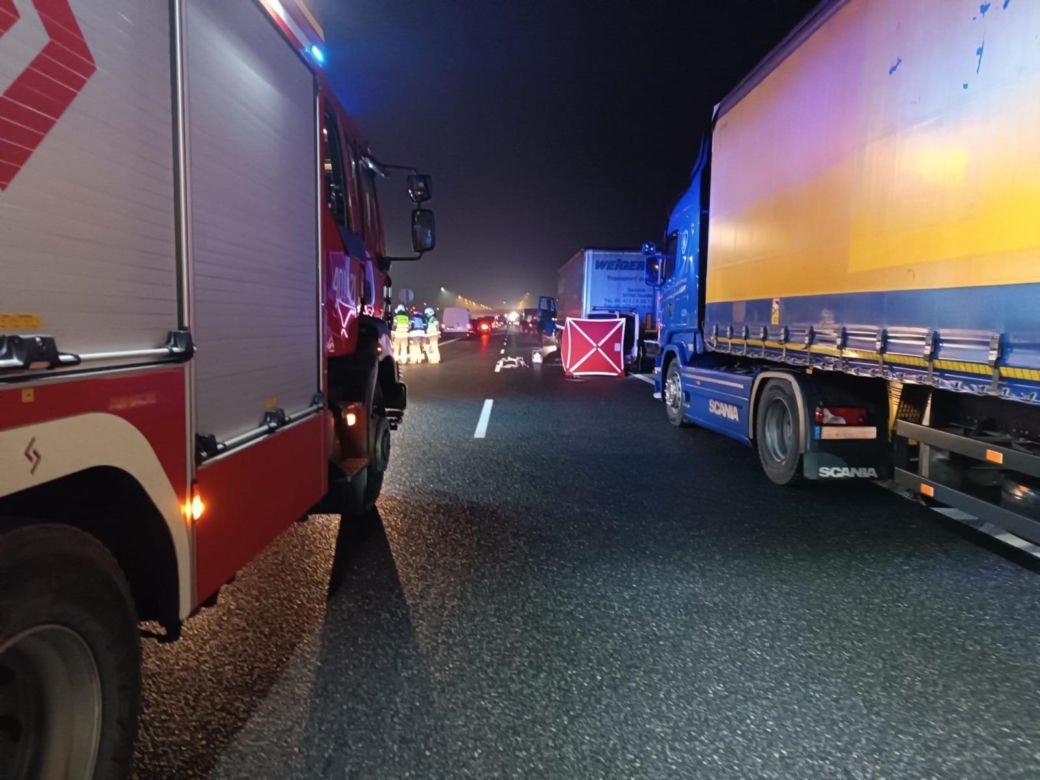 Czarna seria na autostradzie A4. Śmierć dwóch osób, karambol i droga zablokowana na wiele godzin