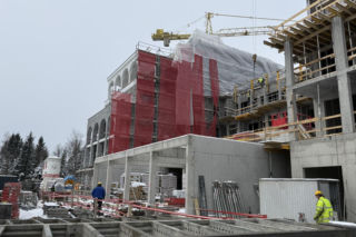 Budowa hotelu Salamandra w Kościelisku - luty 2026