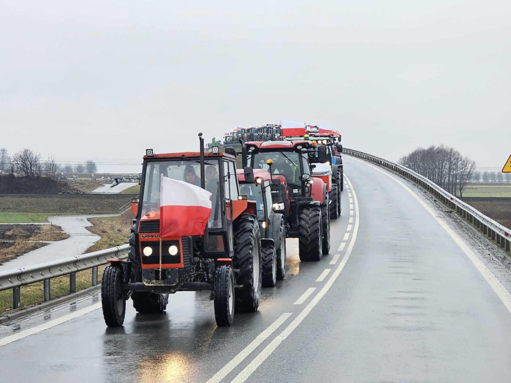Protest rolników z Podkarpacia w Przeworsku