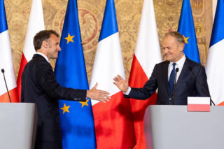 Emmanuel Macron w Polsce