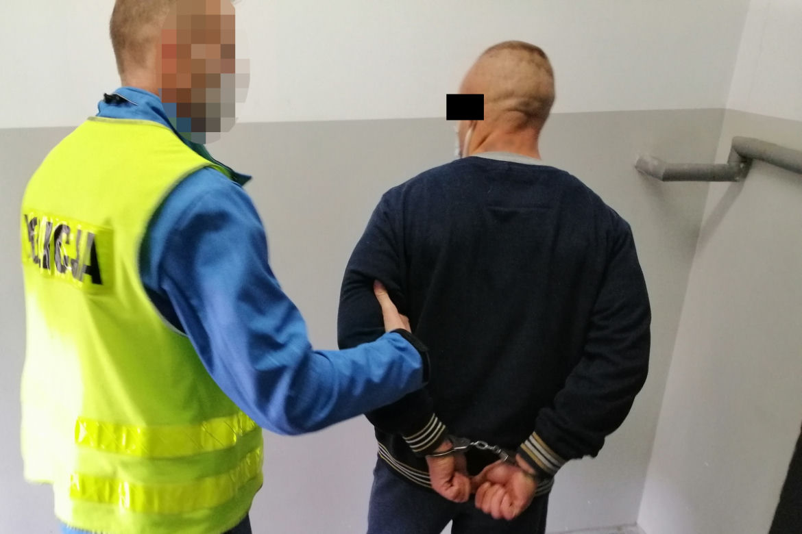 Przestępca wpadł w ręce bydgoskiej policji