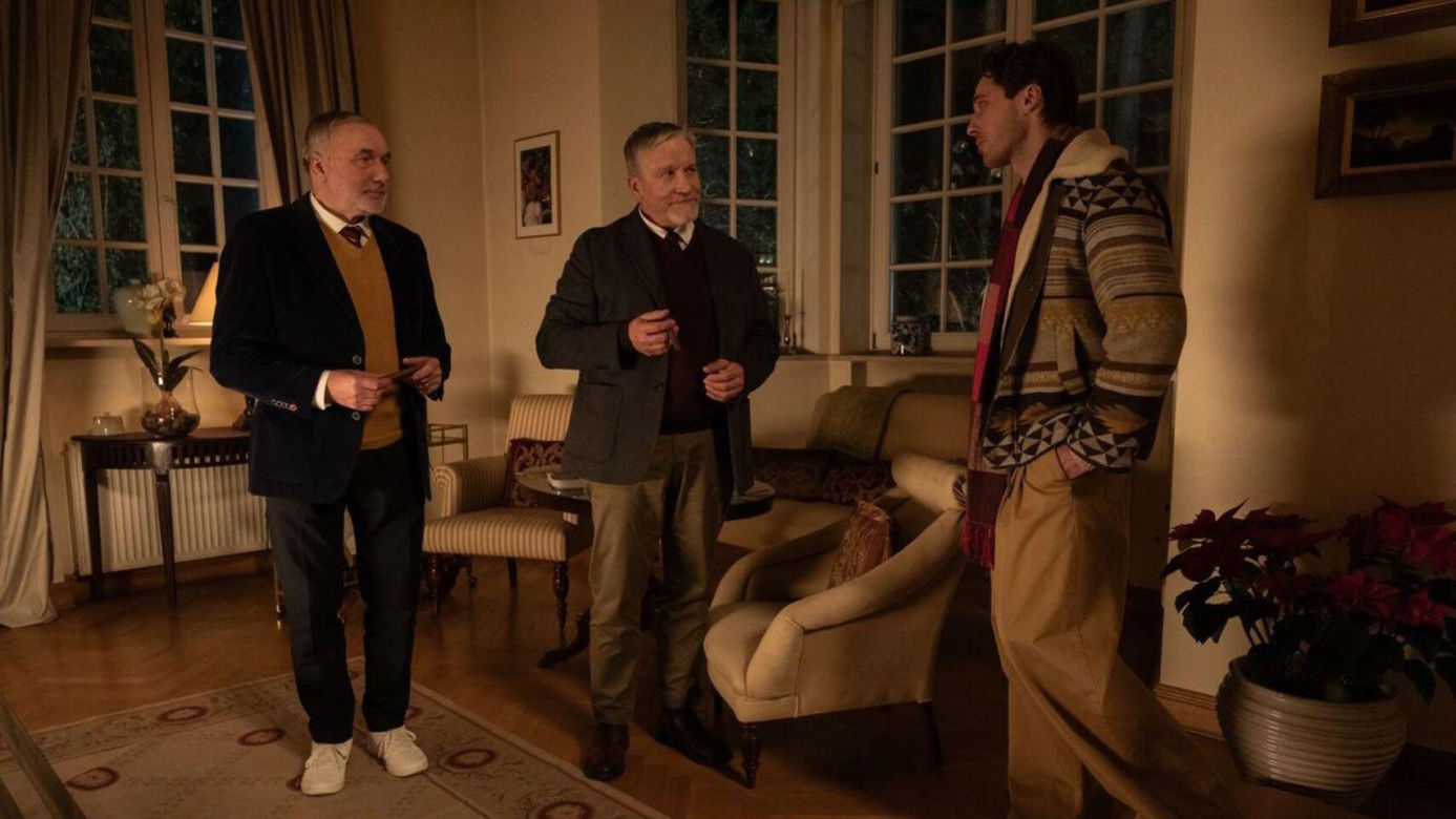 Barwy szczęścia odc. 3164. Andrzej (Leon Charewicz), Cezary (Marcel Opaliński), Antoni Kiryłło (Cezary Nowak)