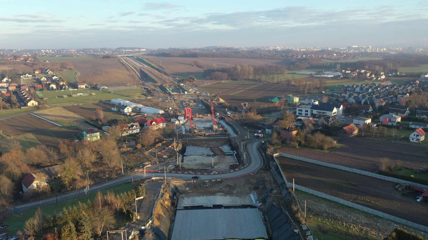 Północna obwodnica Krakowa. Sprawdzamy postępy prac (STYCZEŃ)