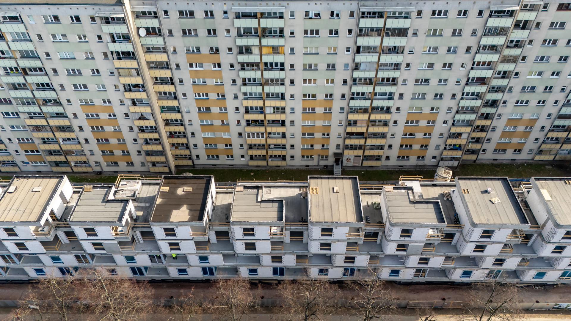 Wola Księcia Janusza w Warszawie w budowie