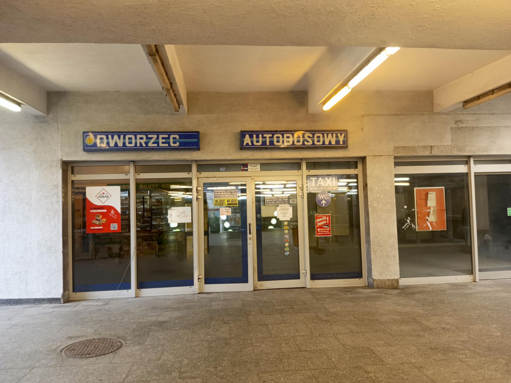 Budynek dworca PKS w Gdańsku