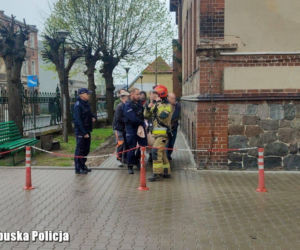 Pożar w szpitalu we Wschowie. Na miejscu pracują służby [ZDJĘCIA]