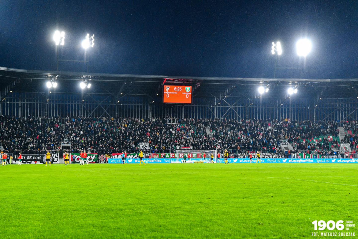 Kibice na meczu Zagłębie Sosnowiec - GKS Katowice