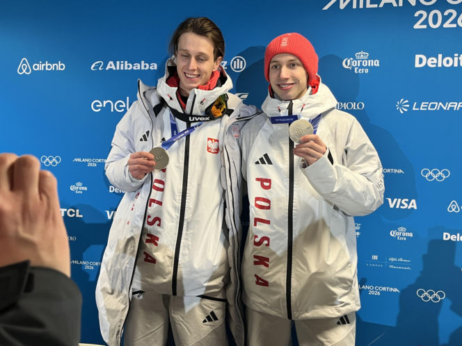 Kacper Tomasiak i Paweł Wąsek z medalami olimpijskimi
