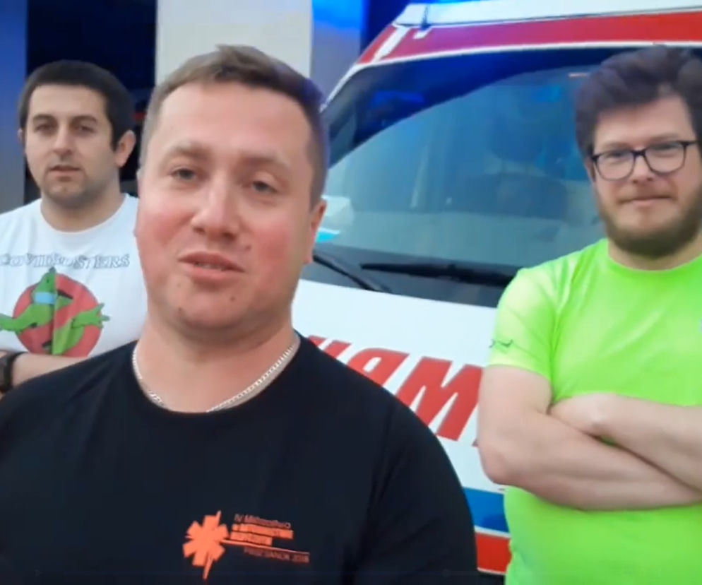 Ratownicy medyczni z Krosna w #hot16challenge2. Zrobili to w nietypowy sposób