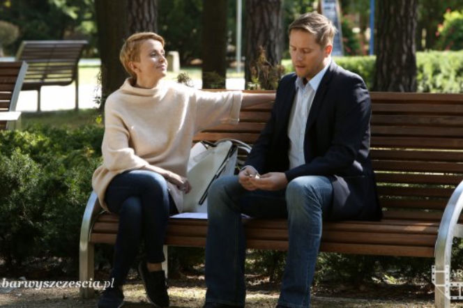 Barwy szczęścia. Marcel (Kamil Maćkowiak), Marta Walawska (Katarzyna Zielińska)
