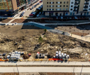 Park nad Południową Obwodnicą Warszawy w marcu 2026 r.