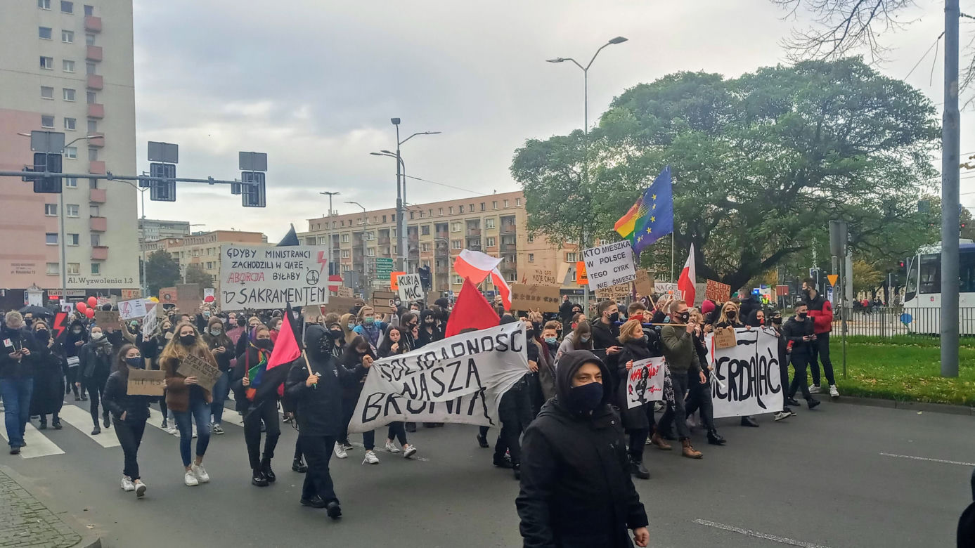 Protest kobiet w Szczecinie - 28.10.2020