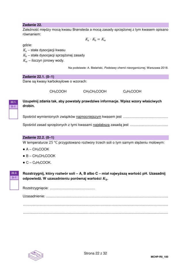 Matura próbna 2026 - chemia