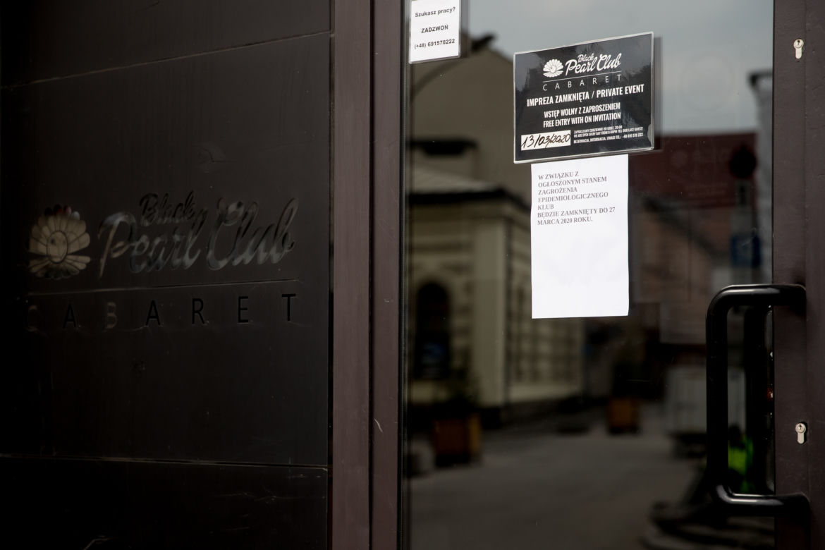 Przerażające pustki na Kazimierzu w Krakowie