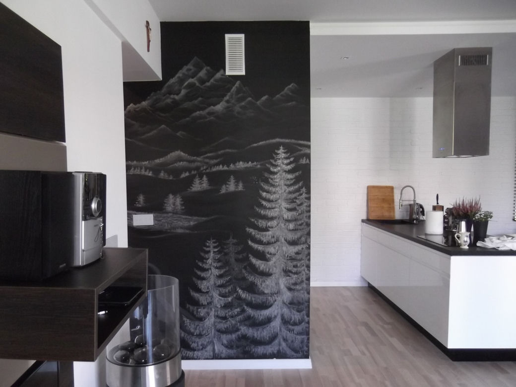 Artystyczne malowanie ścian, freski, murale, iluzj