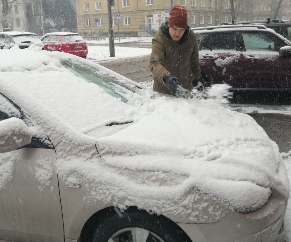 Zima zaskoczyła Warszawę
