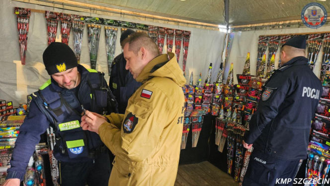 Kontrole w punktach sprzedaży fajerwerków