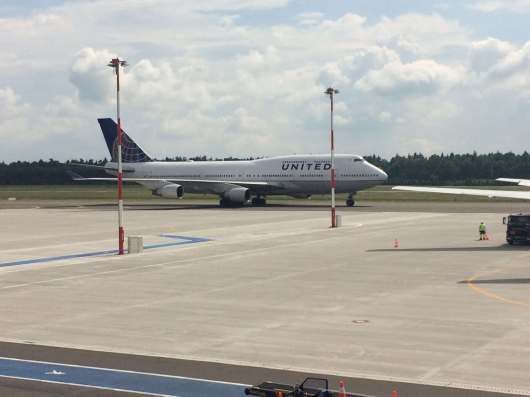 Jumbo Jet na lotnisku w Goleniowie