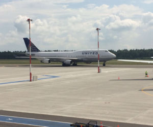 Jumbo Jet na lotnisku w Goleniowie