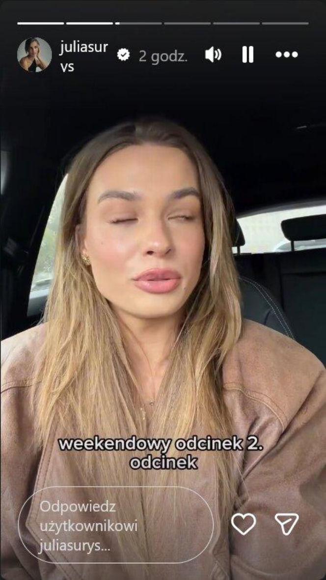 Co się działo z Julią Suryś?! Ból w klatce, problemy z oddechem i pilne badania