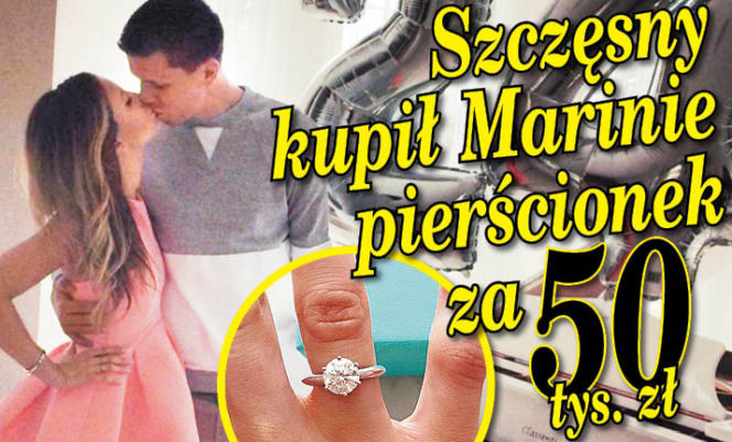 Szczęsny kupił Marinie pierścionek za 50 tys. zł