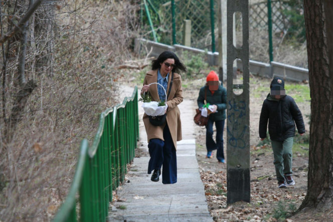 Marta Kaczyńska ze święconką