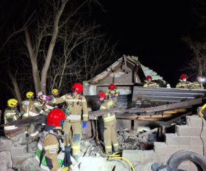 Zawalenie się domu pod Zgierzem