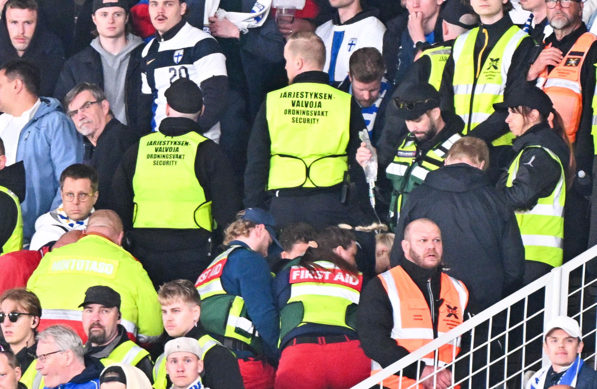 Finlandia - Polska: dramat na trybunach