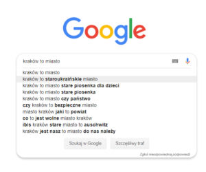Kraków w Google. Jakich informacji szukamy najczęściej? Wyniki są zaskakujące!