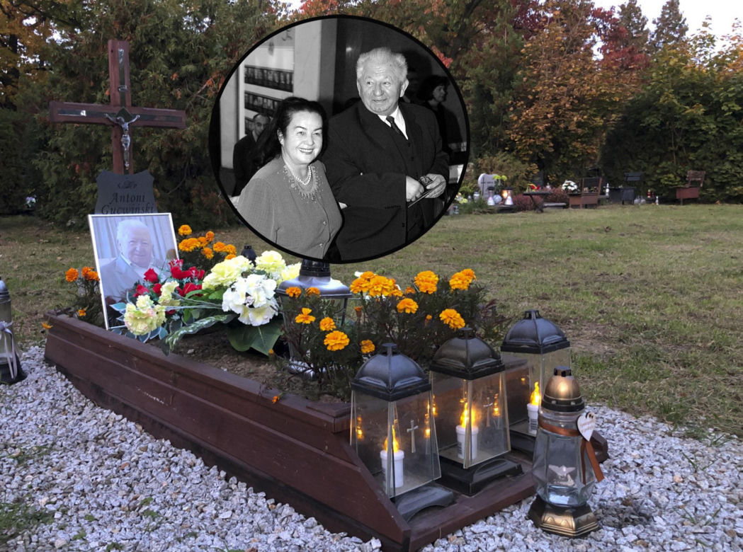 Grób Antoniego Gucwińskiego. Tu spocznie Hanna Gucwińska?