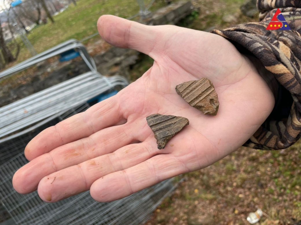 Prace archeologiczne na ruinach zamku w Nowym Sączu