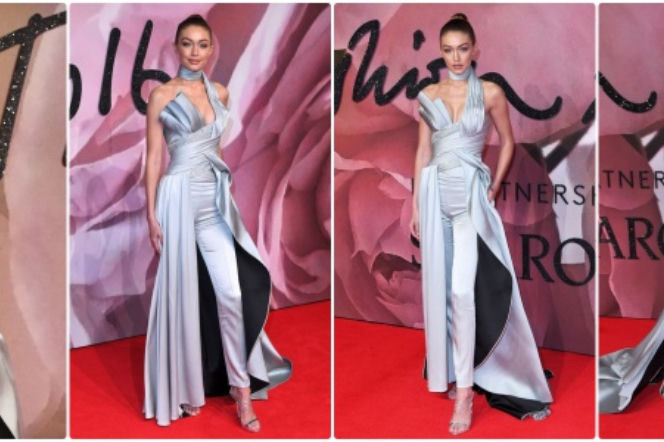 Gigi Hadid w kreacji od Versace na Fashion Awards 2016. Hit czy kit?