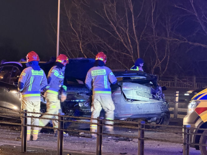 Karambol na moście Grota-Roweckiego