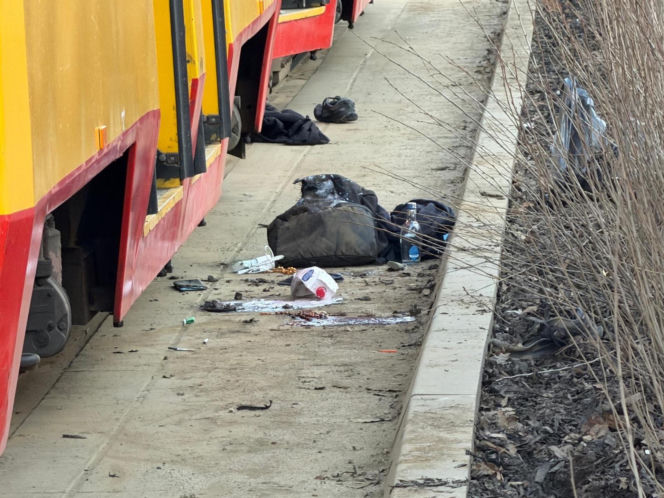 Warszawa. Potrącenie pieszego na torowisku