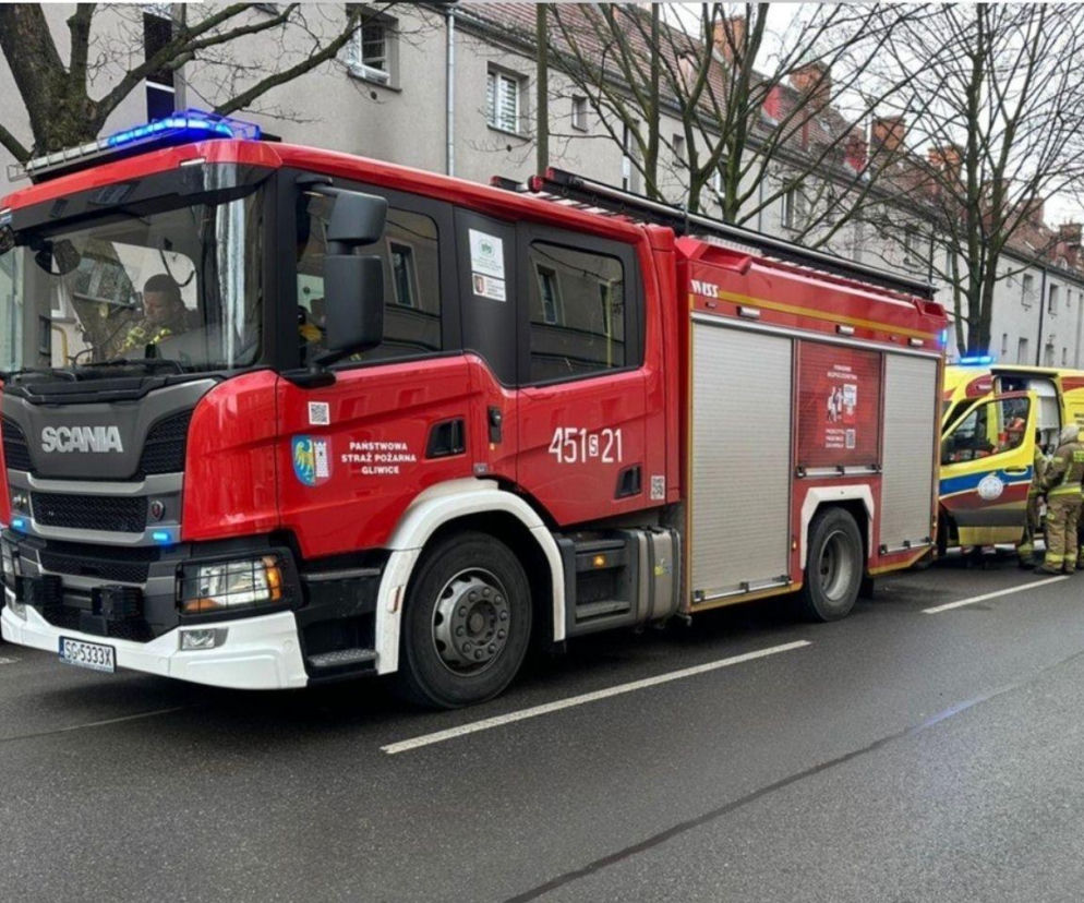 Gliwice. Pożar w budynku wielorodzinnym, jedna osoba nie żyje
