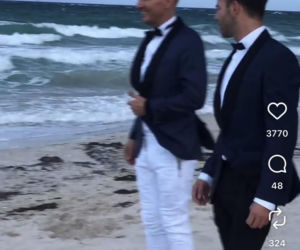 Krzysztof Gojdź i Marcin Roznowski: Ślub na plaży
