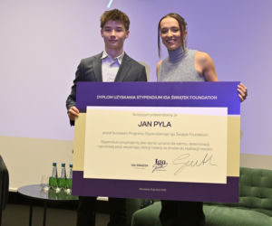 Iga Świątek rozdała stypendia