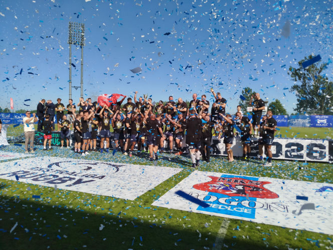 MKS Awenta Pogoń Siedlce pokonała zespół Energa Ogniwo Sopot i drugi rok z rzędu zdobyła tytuł Mistrza Polski Ekstraligi Rugby!