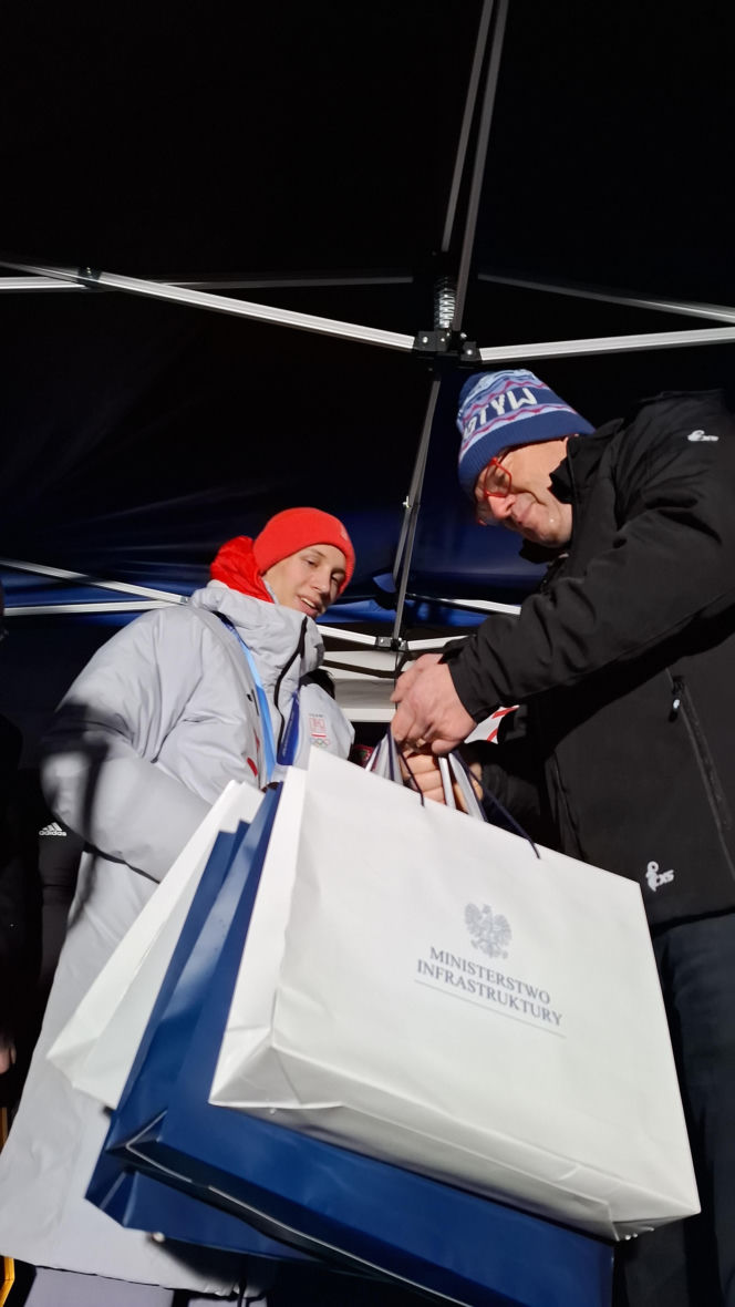 Powitanie Kacpra Tomasiaka w Bystrej 18.02.2026