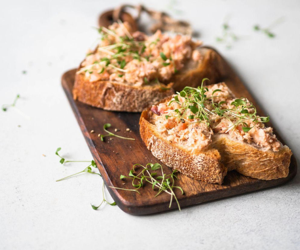 francuska pasta z łososia