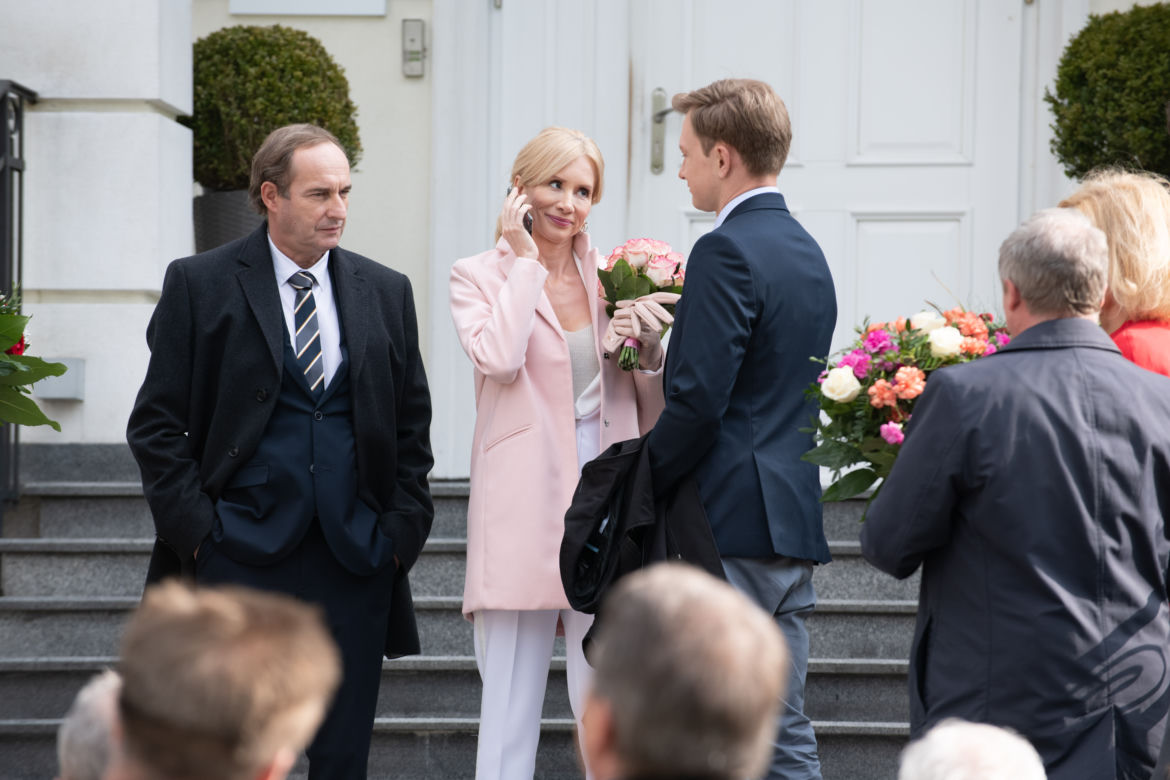 Na Wspólnej odc. 2730. Ewa (Ewa Gawrykuk), Arek Ostrowski (Marek Kalita), Igor (Jakub Wesołowski)